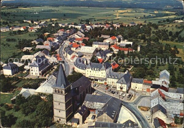 Berdorf Echternach Eglise vue aerienne