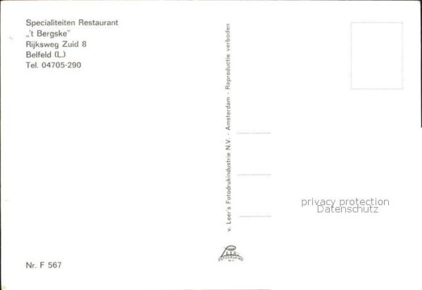 Belfeld Specialiteiten Restaurant t Bergske – Bild 2