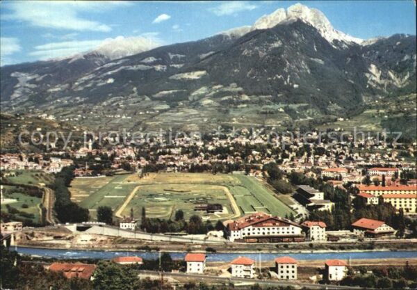 Meran Merano Panorama Ippodromo Pferderennplatz