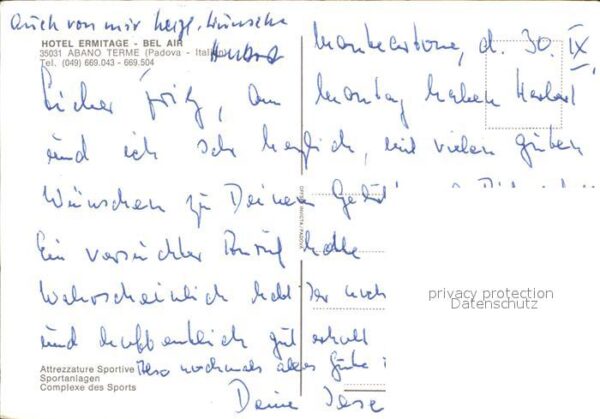 Abano Terme Hotel Ermitage Bel Air Swimming Pool Mi – Bild 2