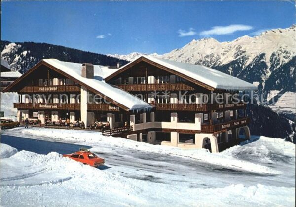 Kalch Hotel Kalcherhof Winterpanorama Alpen