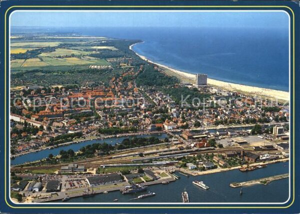 Warnemuende Ostseebad Fliegeraufnahme