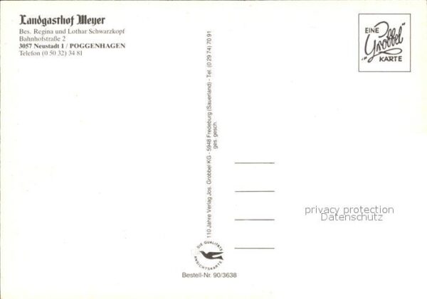 Poggenhagen Landgasthof Meyer Restaurant Festtafel – Bild 2