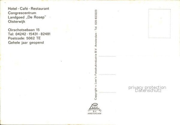 Oisterwijk Hotel Restaurant Landgoed De Rosep – Bild 2