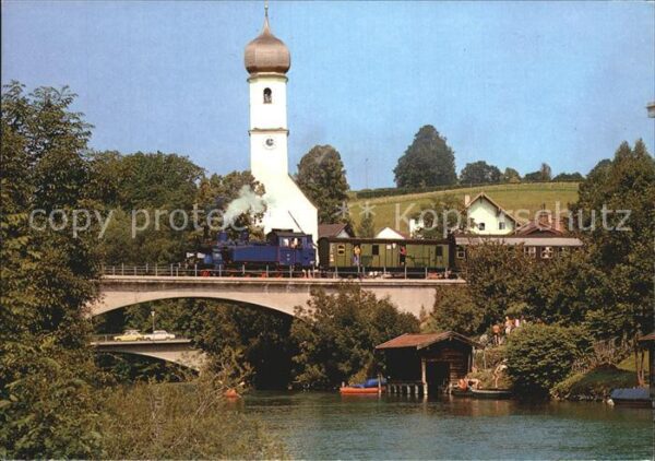 Gmund Tegernsee Lokalbahnlokomotive Nr 7 Mangfallbrücke