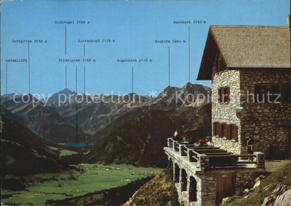 Pfronten Pfrontnerhütte am Aggenstein Tannheimer