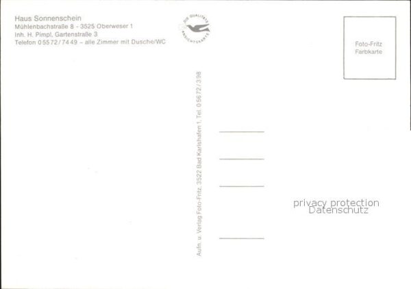 Oberweser Hessen Haus Sonnenschein Pension Fremdenzimmer – Bild 2