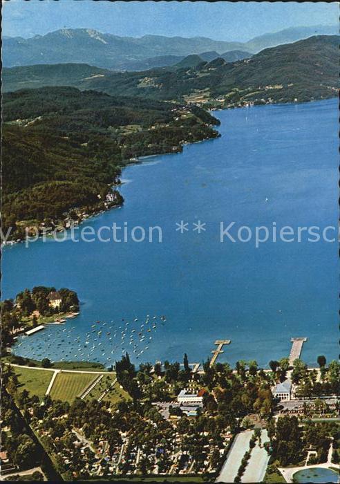 Klagenfurt Woerthersee Strandbad Camping Sommerfrische Flieger