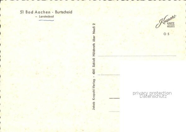 Burtscheid Aachen Landesbad – Bild 2