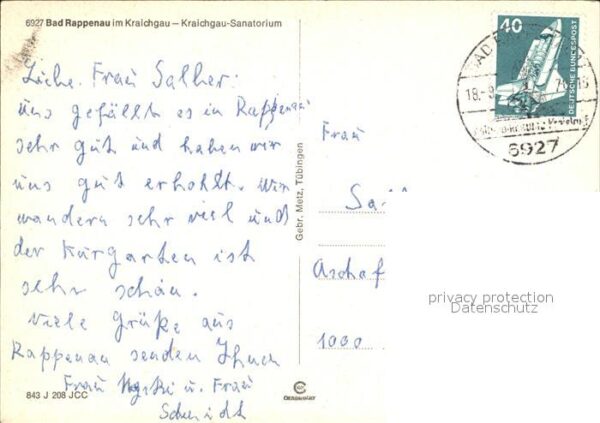 Bad Rappenau Kraichgau Sanatorium – Bild 2