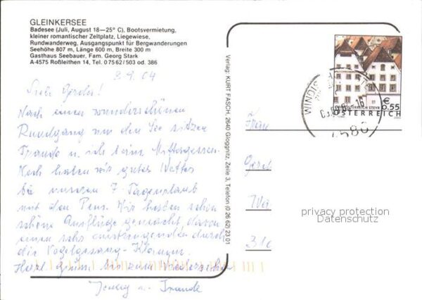 Rossleithen Gasthaus Seebauer Gleinkersee Alpen – Bild 2