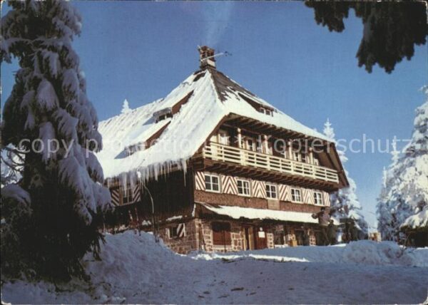 Seebach Ottenhoefen Schwarzwald Darmstädter Hütte Skigebiet Wildsee Ruh