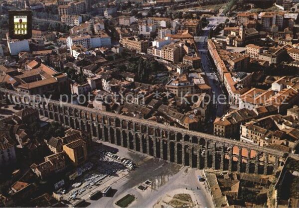 Segovia Acueducto vista aerea