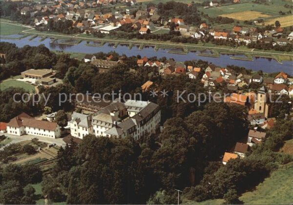 Herstelle Weser Kloster Abtei vom Hl Kreuz Fliegeraufna