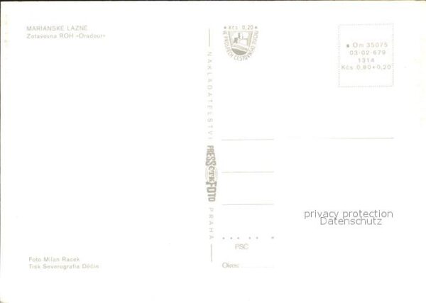 Marianske Lazne Zotavovna ROH Oradour Teich – Bild 2