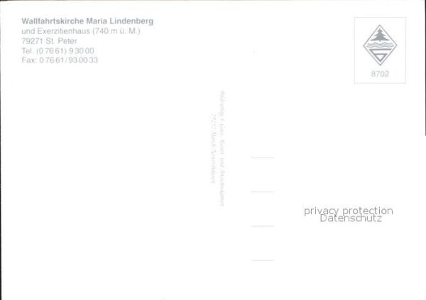 St Peter Schwarzwald Wallfahrtskirche Maria Lindenberg Exerz – Bild 2