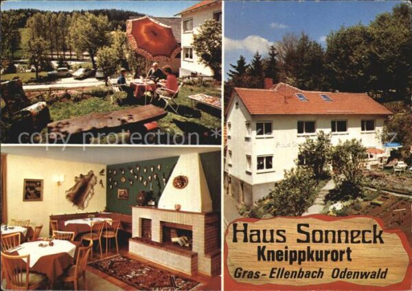 Gras-Ellenbach Haus Sonneck Garten Kaminzimmer Kneippk