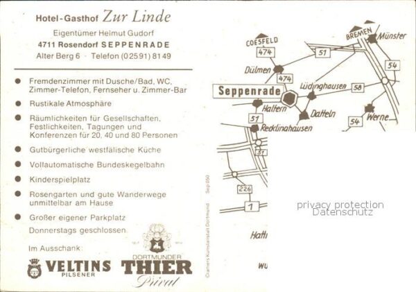 Seppenrade Hotel Gasthof zur Linde – Bild 2