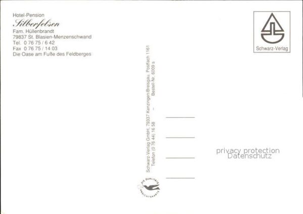 Menzenschwand Hotel Pension Silberfelsen am Feldberg – Bild 2