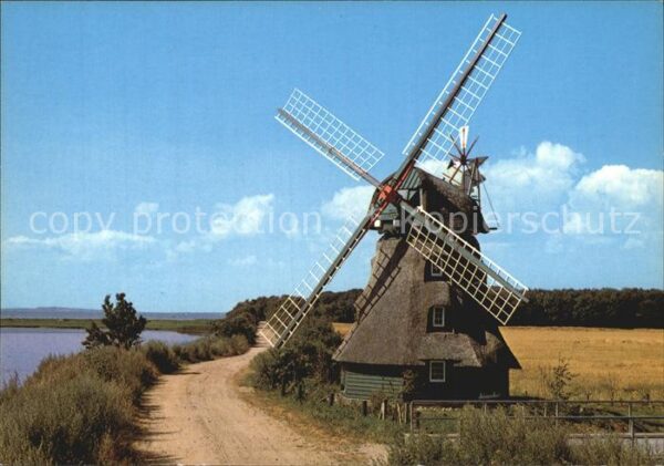 Gelting Schleswig Holstein Windmühle Charlotte von 1826 am Gelting