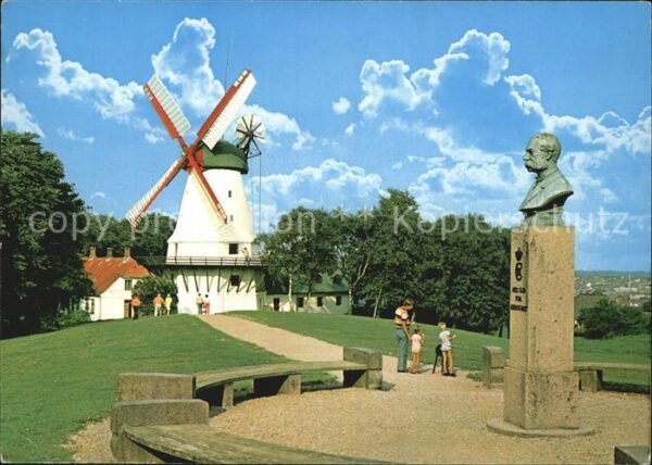 Sonderborg Dybbol Molle Düppeler Mühle Denkmal Büs
