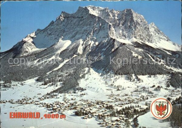 Ehrwald Tirol Winter und Sommererholungsort Tiroler Z