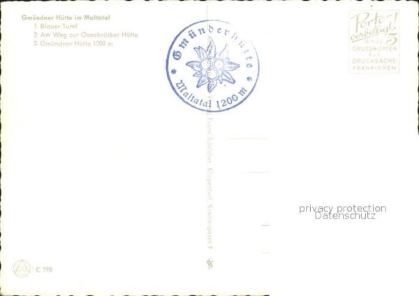 Maltatal Kaernten Gmündner Hütte Blauer Tumf Wasserfall W – Bild 2