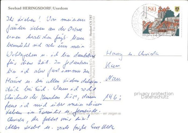 Heringsdorf Ostseebad Usedom Fliegeraufnahme – Bild 2