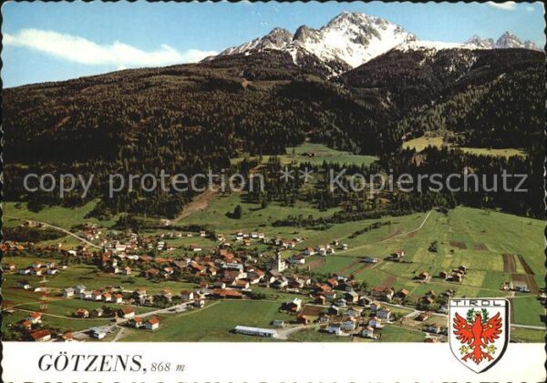 Goetzens Tirol mit Nockspitze und Kalkkögel Fliegerauf
