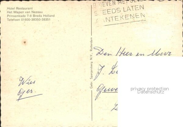 Breda Noord-Brabant Hotel Restaurant Het Wapen van Nassau – Bild 2