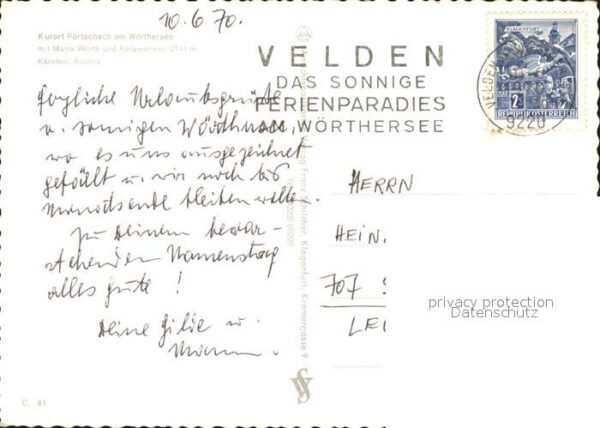 Poertschach Woerthersee mit Maria Wörth und Karawanken Fliegera – Bild 2