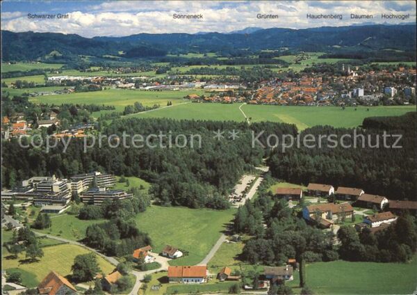 Neutrauchburg mit Argentalklinik und Kuranstalt Alpen