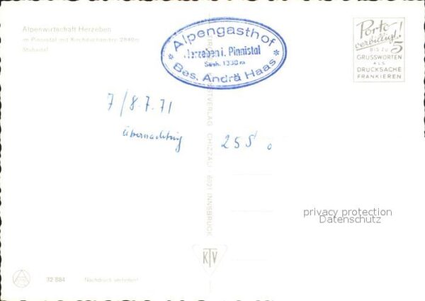 Neustift Stubaital Tirol Alpengasthof Herzeben Pinnistal Kirchda – Bild 2