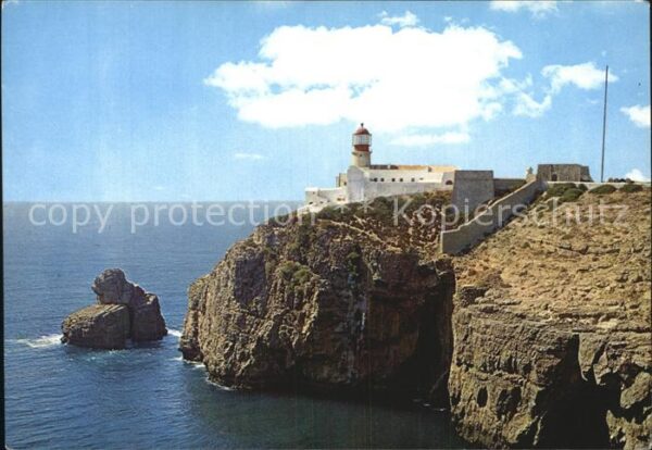 Sagres Algarve Cabo e Farol de S Vicente Kap Leuchttur