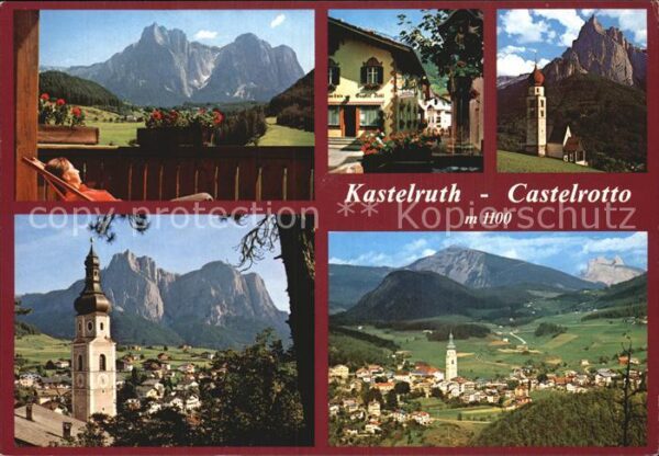 Kastelruth Suedtirol Dolomiten Schlerngebiet Kirche