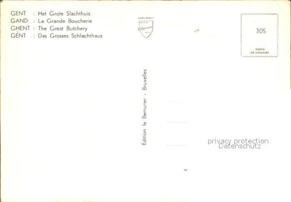 Gent Gand Flandre Großes Schlachthaus – Bild 2
