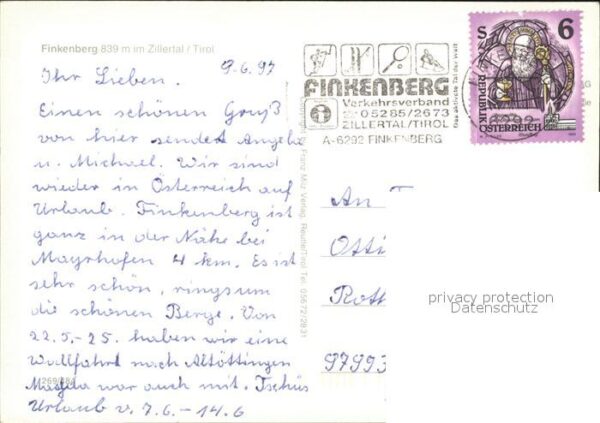 Finkenberg Tirol Kirche Musikkapelle Panorama – Bild 2