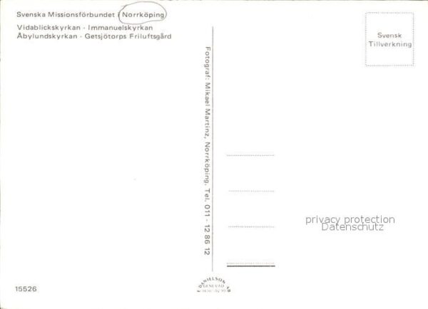 Norrkoeping Immanuelskirche Missionsverbund Svenska – Bild 2