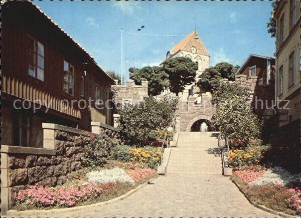 Ronneby Munktrappan och kyrkan