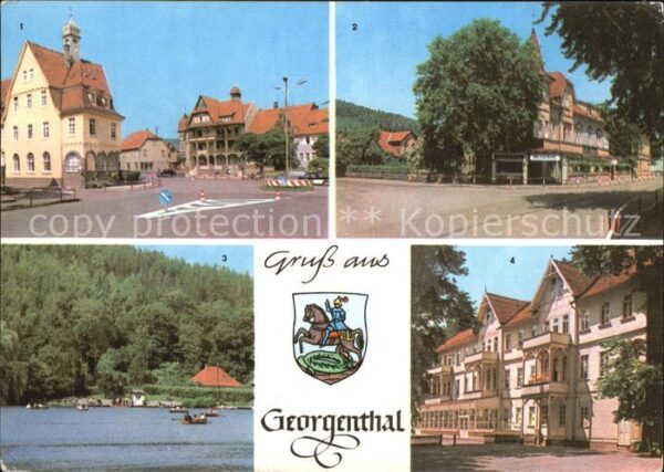 Georgenthal Gotha FDGB Heim Clara Zetkin Deutscher Hof Ca