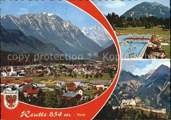 Reutte Tirol Schwimmbad Panorama