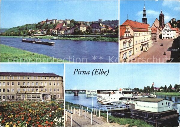 Pirna Markt Rathaus Hotel Schwarzer Adler Dam