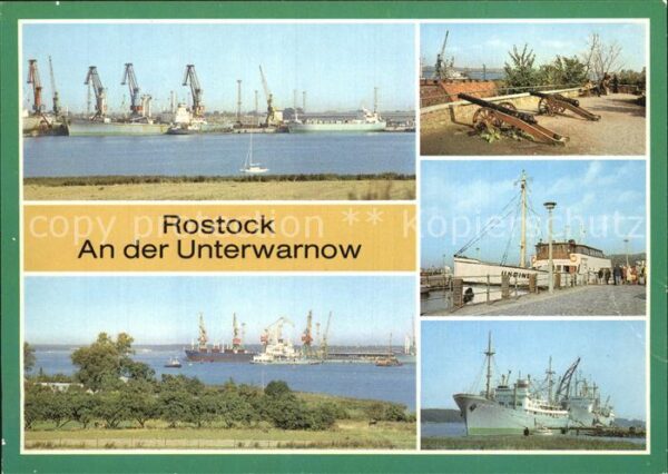 Rostock Unterwarnow Hafen Fischerbastion
