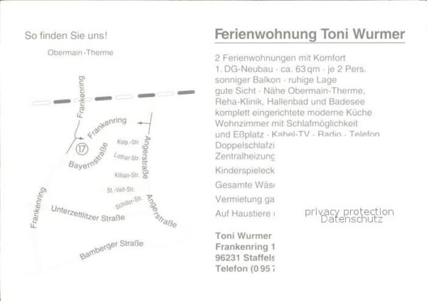 Staffelstein Ferienwohnung Toni Wurmer – Bild 2