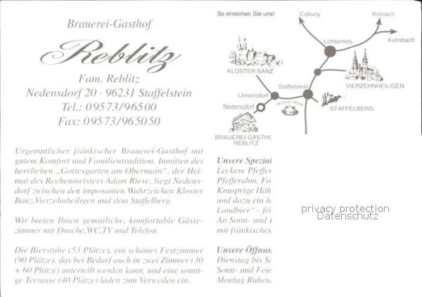 Nedensdorf Brauerei Gasthof Reblitz – Bild 2