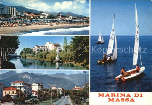 Marina di Massa Strand Stadtansicht