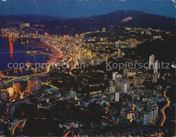 Hong Kong Nachtaufnahme