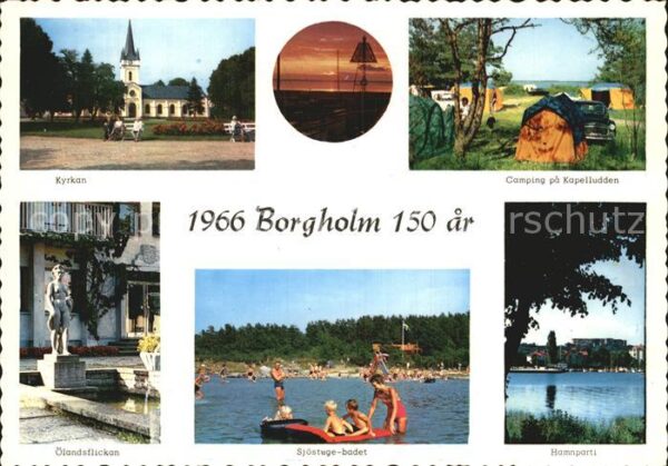 Borgholm Kyrkan Camping Kapelludden Ölandsflicka