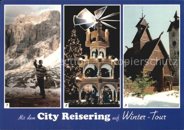 Cottbus City Reisering Bergpanorama Dolomiten W