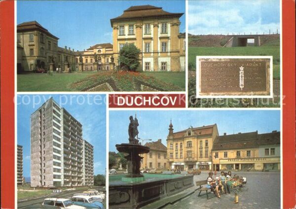 Duchcov Denkmal Stadtansichten